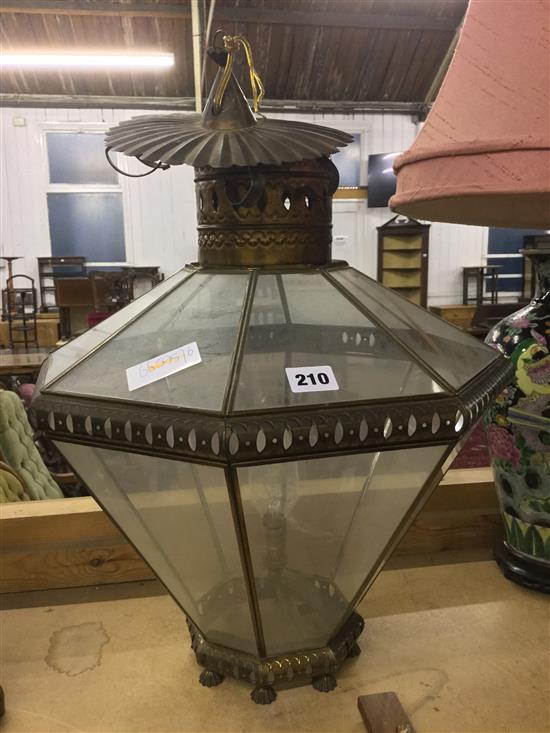 Octagonal hall lantern